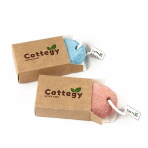 2-Pack Cottegy Natural Foot Pumice Stone for Feet